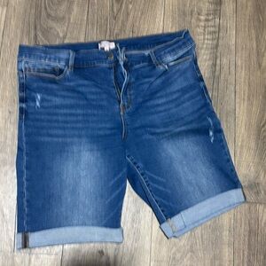 Juicy Couture Blue Jean Shorts